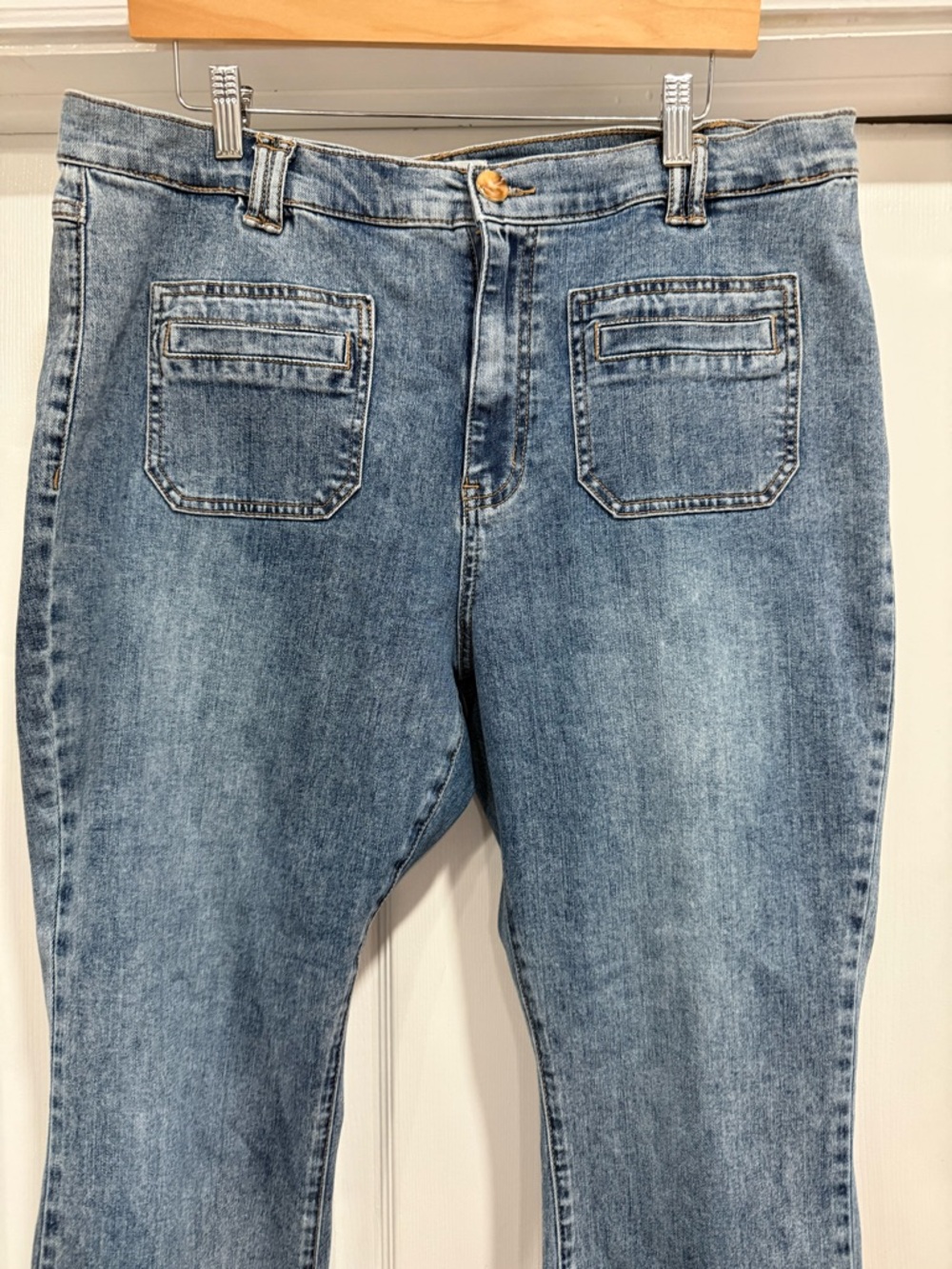 Tribal Women's Boot-Cut Jeans - Blue Wash - Picture 3 of 6